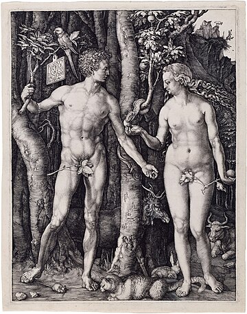 Adam et Ève (Dürer, 1504)