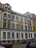 Apartment building in closed development