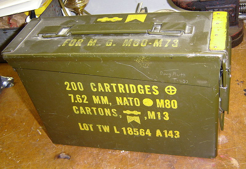 Lot (2) Crates Of Military Shotgun Shell Ammo