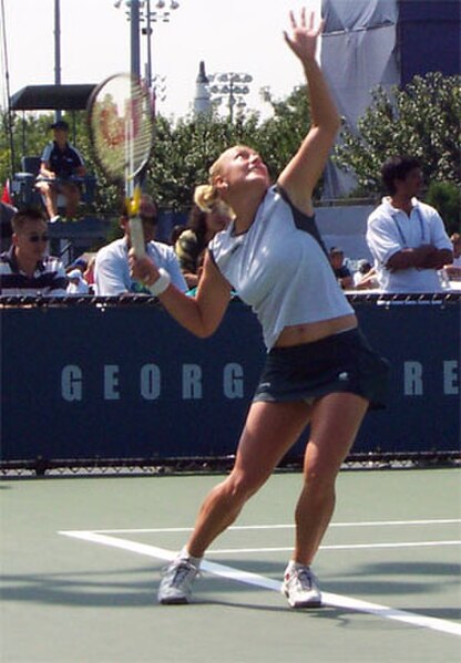 Rodionova at the 2004 US Open