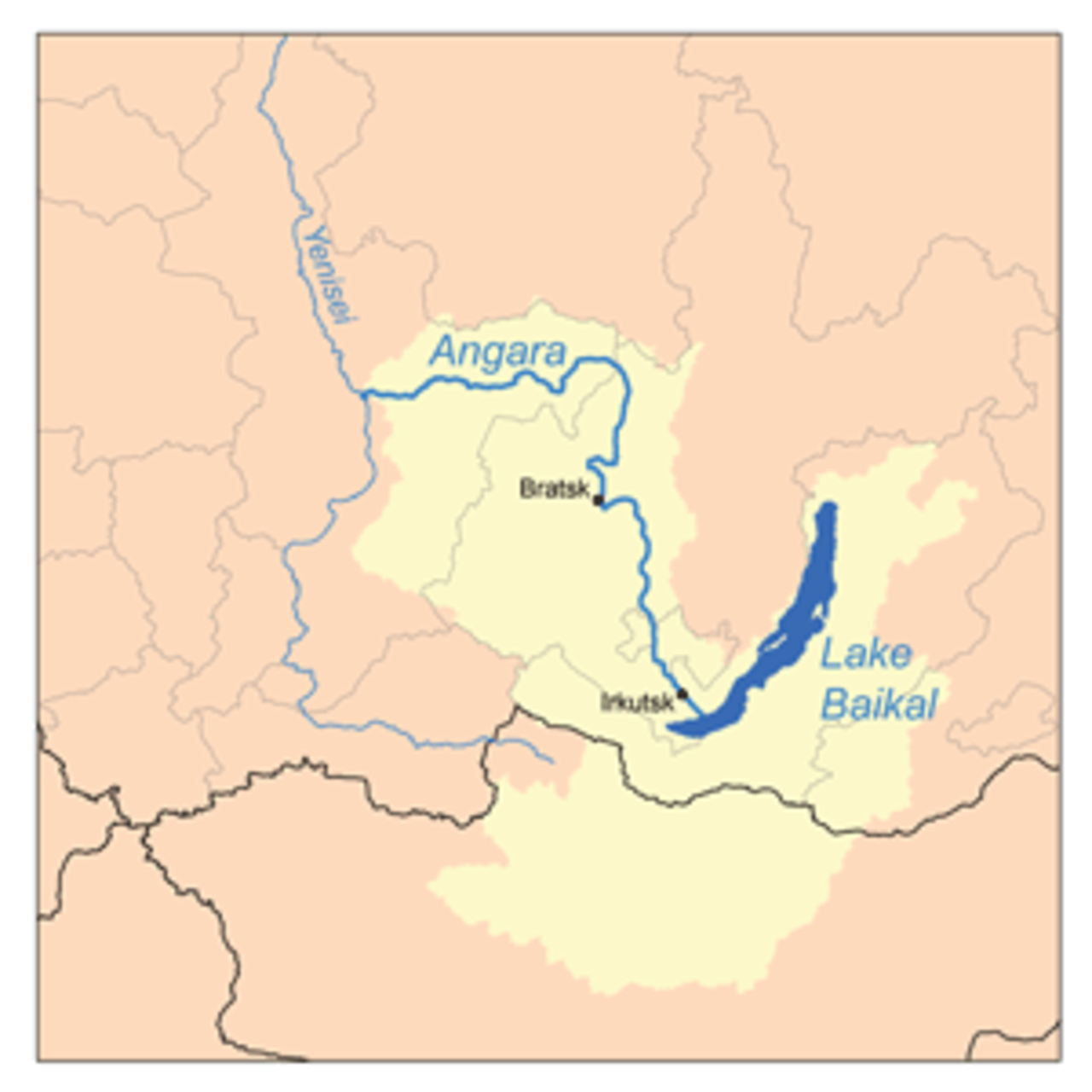 Бассейн реки ангары