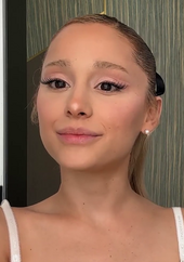 Ariana Grande charted two songs at number one in 2024 with "Yes, And?" and "We Can't Be Friends (Wait for Your Love)". Ariana Grande for Vogue Taiwan (cropped).png