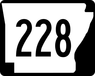 <span class="mw-page-title-main">Arkansas Highway 228</span> Highway in Arkansas