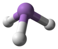 Model de boles de la molècula d'arsà '"`UNIQ--postMath-00000001-QINU`"'