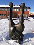 Ask och Embla, brons, 1979, Väg- och trafiksäkerhetsverket i Borlänge