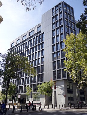 Sede de la Audiencia Nacional en Madrid