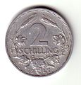 2-Schilling-Münze 1946–52