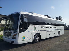 Autobús de la Policía Nacional de Panamá