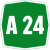 Autostrada A24 Italia.svg
