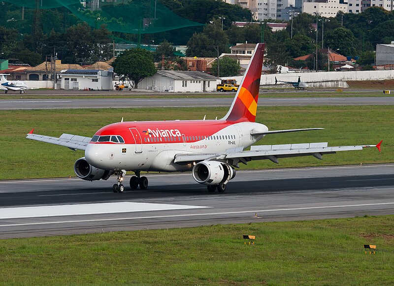 File:Avianca Brazil A318 (PR-AVL) landed at Congonhas-São Paulo International Airport (2).jpg