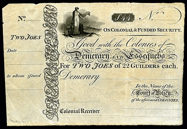 Banknotes of Demerary and Essequibo