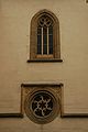 English: A detail of the "City Curch" (Stadtkirche) in Bad Wimpfen, Germany