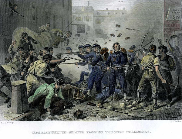 The Baltimore Riot of April 1861