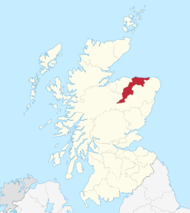 Pozicija Banffshira na karti Škotske
