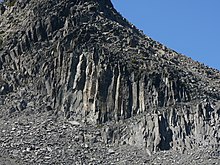 Basalt Columns on Meany Crest Mount Rainier National Park