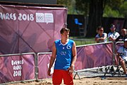 Deutsch: Beachhandball bei den Olympischen Jugendspielen 2018; Tag 4, 10. Oktober 2018; Jungs, Vorrunde, Gruppe B - Mauritius-Kroatien 0:2 English: Beach handball at the 2018 Summer Youth Olympics at 10 October 2018 – Boys Preliminary Round Group B‎ – Mauritius-Croatia 0:2