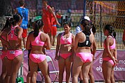 Deutsch: Beachhandball bei den Olympischen Jugendspielen 2018; Tag 4, 10. Oktober 2018; Mädchen, Vorrunde, Gruppe B - Hongkong-Türkei 0:2 English: Beach handball at the 2018 Summer Youth Olympics at 10 October 2018 – Girls Preliminary Round Group B – Hong Kong-Turkey 0:2