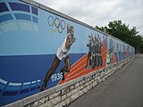 Olympiastadion mural