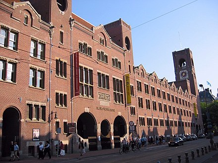 Beurs van Berlage seen from the Damrak