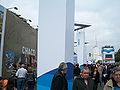 Entrada al stand de la provincia de Buenos Aires