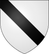 Escudo de armas de la familia BARGE DE CERTEAU.svg