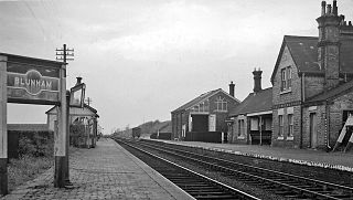 Blunham railway station Former railway station in Bedfordshire, England