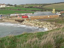 View of Bowleaze Cove.