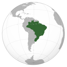 Brazila Imperio dum ĝia plej larĝa teritoria etendo, 1822-1828, inkluzive la iama "Cisplatina provinco"