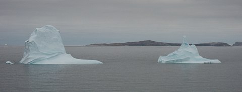 August 21, 2008: The iceberg had now broken in two.