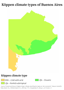 Koppen climate map of Buenos Aires Buenos Aires Koppen.svg