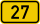 Bundesstrasse 27 number.svg