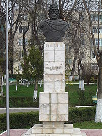 Статуя Бурэбісты ў г. Кэлэраш