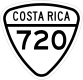 National Tertiary Route 720 Schild}}