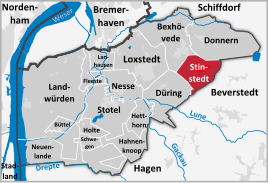 Stinstedt v obci Loxstedt