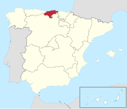 Cantabria - Vị trí