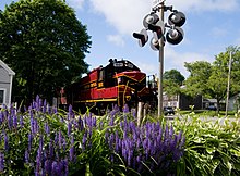 One of the Cape Cod Central Railroad's excursion trains in 2009 Cape Cod Central Railroad No . 1501.jpg