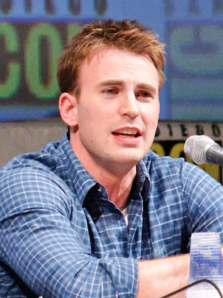 Chris Evans (pictured 2010) portrays Steve Rogers in the Marvel Cinematic Universe.