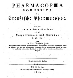 Prusa farmakopeo, verko publikigita en 1808