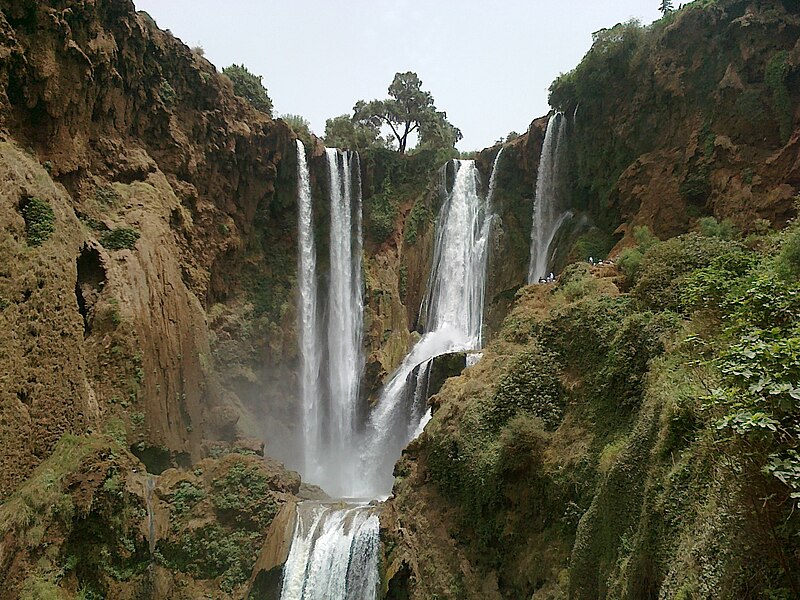 File:Cascade Ozoud Waterfalls Morocco Maroc II.jpg