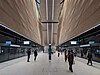 Picture of Central station. It consists of an underground platform with platform screen doors.