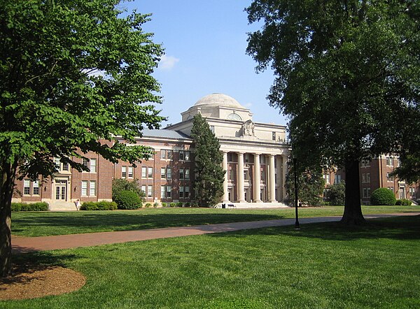 Chambers Building at Davidson College