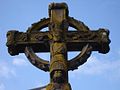 Détails de la croix nimbée de Chambon-sur-Lac (Auvergne), XVIe siècle