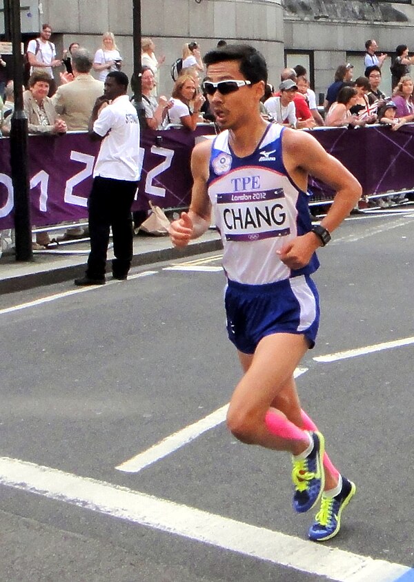 Chang Chia-che finished seventy-seventh in men's marathon.