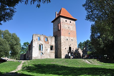 Uitzicht op het kasteel