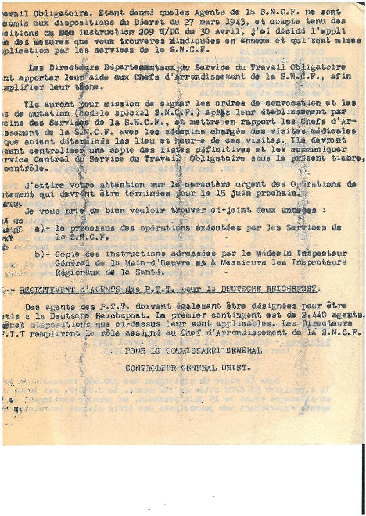 File Cicrulaire Du 254 Mai 1943 Organisant Le Sto A La Sncf P 2 Pdf Wikimedia Commons