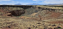 Citadel Sink, as seen from Citadel Pueblo Citadel Sink Wupatki National Monument.jpg