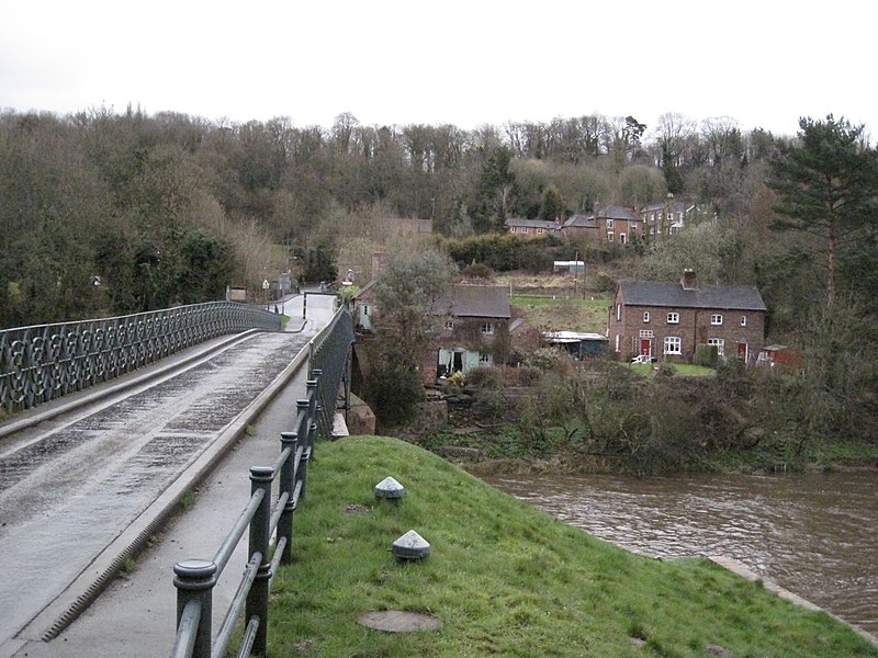 File:Coalport village and bridge - geograph.org.uk - 1810701.jpg