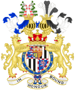 Coat of Arms of George Mountbatten, 2nd Marquess of Milford Haven.svg