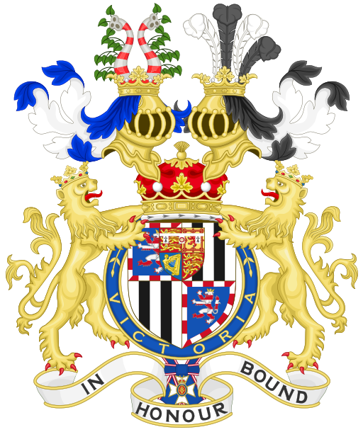 Coat of Arms of George Mountbatten, 2nd Marquess of Milford Haven