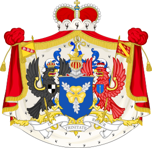 Coat of arms of Otto, prince of Bismarck (German Empire).